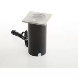 Fan Europe Runner - Outdoor LED Recessed ground and wall recessed light, Nickel Finish, IP67, RGB+4000K