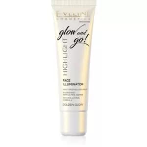 Eveline Cosmetics Glow & Go Liquid Highlighter Shade 01 Golden Glow 20 ml