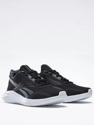 Reebok Energylux 2 Shoes, Black/Grey/White, Size 4.5, Women