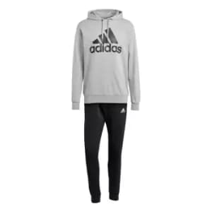 adidas Big Logo Terry Tracksuit Mens - Grey