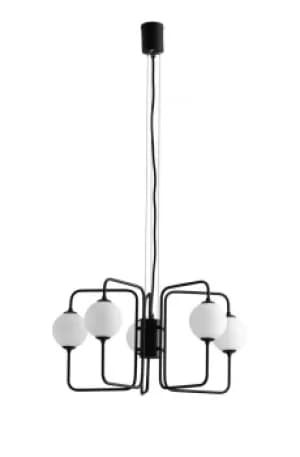 Neutron 8 Light Globe Ceiling Pendant, Black Opal, G9