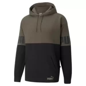 Puma Power Colour Block Hoodie - Green