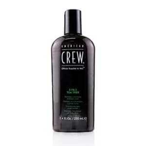 American Crew 3-In-1 Tea Tree Shampoo, Conditioner and Body Wash 250ml