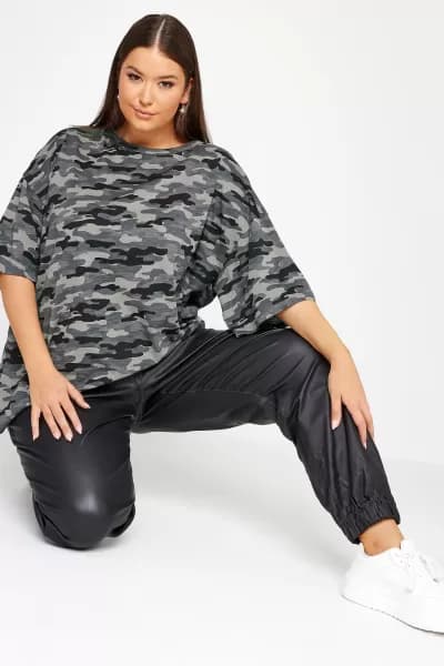 Printed Oversized Boxy T-Shirt