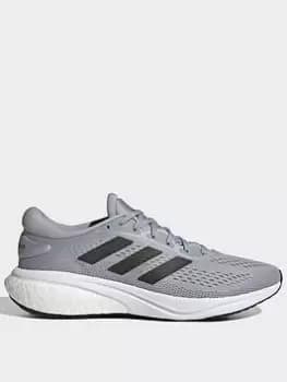 adidas Performance Supernova 2.0 Trainers - Silver/Black, Silver/Black, Size 10, Men