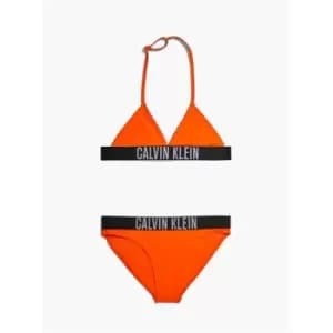 Calvin Klein Triangle Bikini Set - Orange