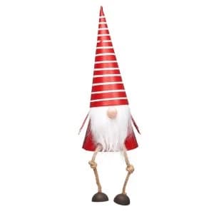 Sass & Belle Sitting Santa Gnome with Dangling Legs