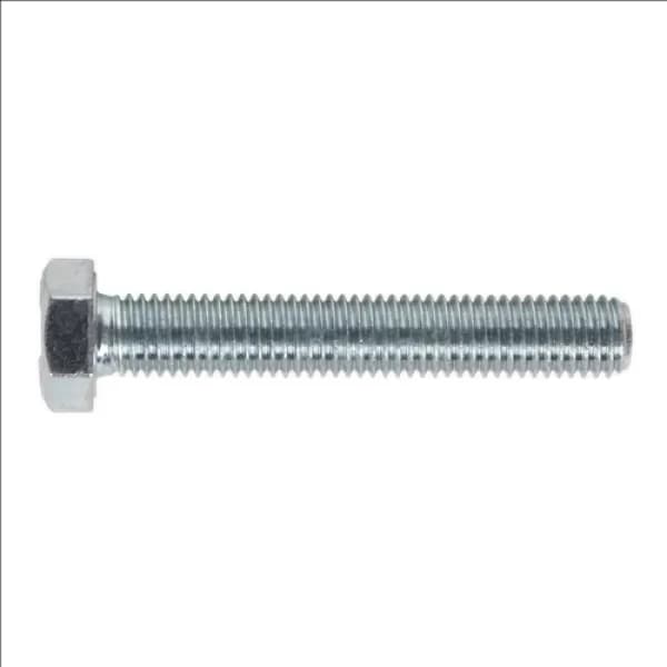 Genuine SEALEY SS1275 HT Setscrew M12 x 75mm 8.8 Zinc DIN 933 Pack of 10