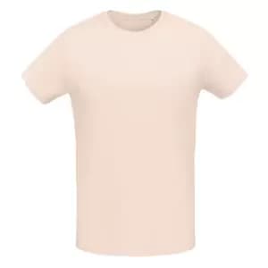 SOLS Mens Martin T-Shirt (L) (Creamy Pink)