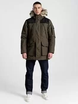 Craghoppers Craghoppers Bishorn Ii Parka Jacket, Khaki Size M Men