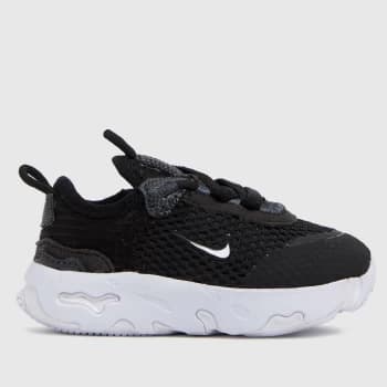 Nike Black & Grey React Live Trainers Toddler