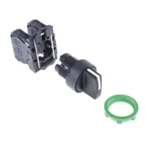Schneider Electric 2 Position Knob Selector Switch - (NO/NC) 22mm Cutout Diameter