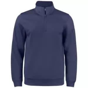 Clique Unisex Adult Basic Active Quarter Zip Sweatshirt (L) (Dark Navy)