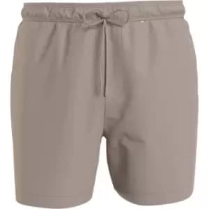 Calvin Klein Medium Drawstring Tape Swim Shorts Mens - Beige