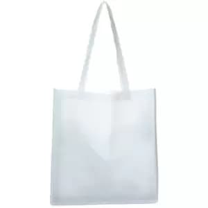 United Bag Store Gusseted Tote Bag (One Size) (White) - White