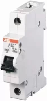 ABB System M Pro 16A MCB Mini Circuit Breaker1P Curve K, Breaking Capacity 6 kA