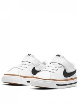 Nike Court Legacy Infant Trainer - White/Black, Size 5