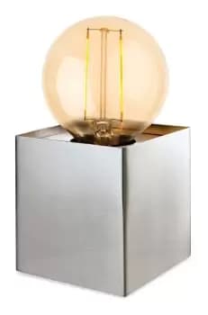 Richmond 1 Light Table Lamp Brushed Steel, E27