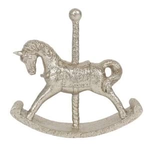 Champagne Rocking Horse Ornament (Small)