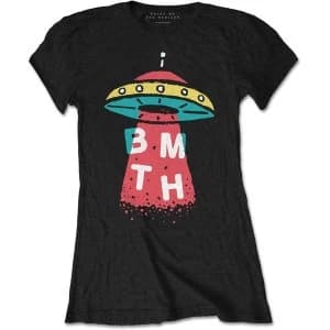 Bring Me The Horizon - Alien Womens Large T-Shirt - Black