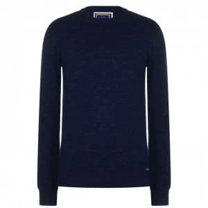 SoulCal Twist Knit Jumper Mens - Navy