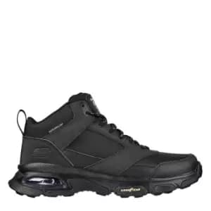 Skechers Rubber High Top Leather Ov - Black