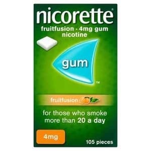 Nicorette 4mg Fruit Fusion Gum 105x Pieces