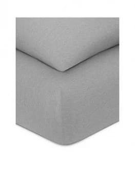 Calvin Klein Harrison Fitted Sheet - Grey