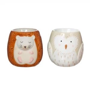 Sass & Belle Forest Folk Owl & Hedgehog Egg Cups - Set of 2