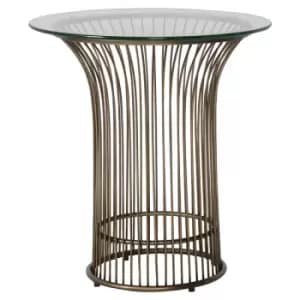 Gallery Direct Zepplin Side Table Bronze