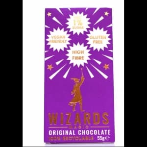 The Wizards Magic Original Chocolate 55g 1% Sugar 55g