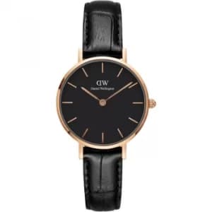 Ladies Daniel Wellington Classic Petite 28 Reading Black Watch