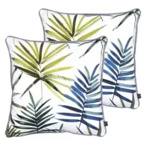 Prestigious Textiles Topanga Twin Pack Polyester Filled Cushions Oasis