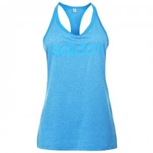 adidas Womens Hi5 Logo Climalite Tank Top - SHOCK CYAN