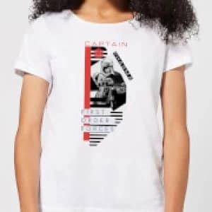 Star Wars Captain Phasma Womens T-Shirt - White - 3XL