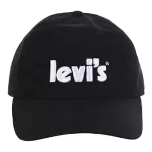 Junior Lan Poster Logo Cap in Cotton