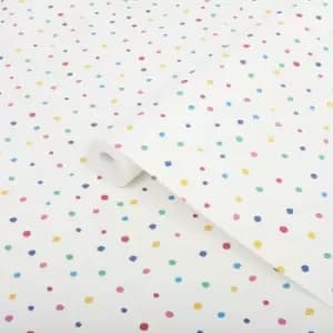 Joules Multicolour Spot Smooth Wallpaper