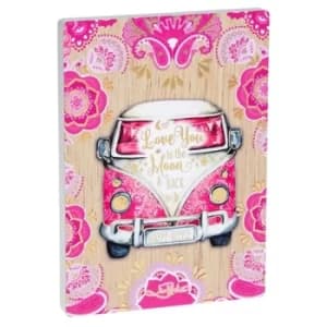 Kombi Oblong Plaque Love Moon