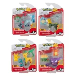 Pokémon Battle Mini Figures 3 Packs 5-8cm Wave 10 Assortment (4)