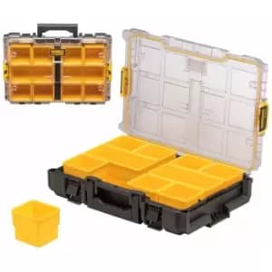 DEWALT DWST83394-1 DS100 Toughsystem 2.0 Toolbox Organiser Clear Lid + 10 Pots