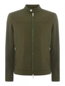 Mens Michael Kors Nylon Racer Jacket Khaki