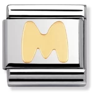 Nomination CLASSIC Gold Letters M Charm 030101/13