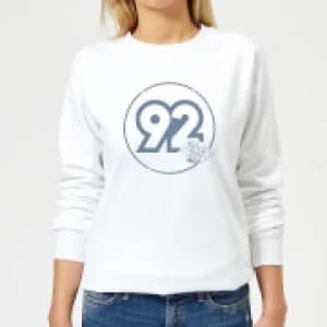 Nintendo Mario Kart Vintage Mario Racer 92 Womens Sweatshirt - White - L