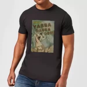 The Flintstones Yabba Dabba Doo! Mens T-Shirt - Black - 3XL