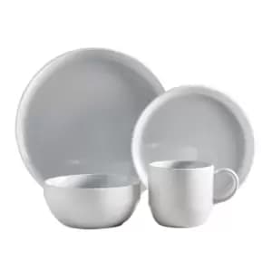 Barbary & Oak Scandinavian Inspired Oslo 16 Piece Stoneware Dinner Set