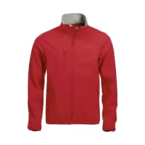 Clique Mens Basic Soft Shell Jacket (L) (Red)