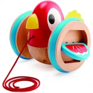 Hape Pull along Bird Wooden Toy
