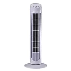HOMCOM Tower Fan 824-001WT 70° 45W White 750 mm