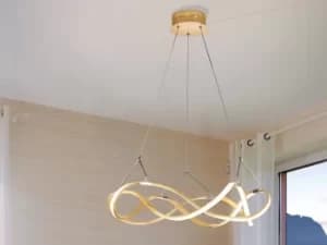 Molly Integrated LED Ceiling Pendant Gold