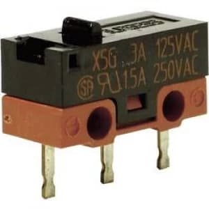 Microswitch 250 V AC 1.5 A 1 x OnOn Saia X5G303